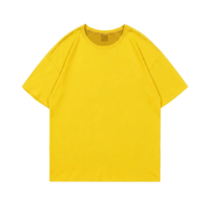 T-shirts courts personnalisables pour hommes, 100 % coton jersey, vêtements vierges unis, fabrication respirante, design boxy pour hommes - Product Image 3