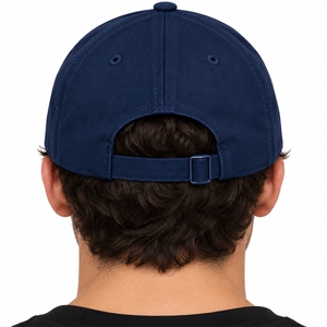 Gorra de Béisbol Deportiva Casual Unisex, Curva, de 6 Paneles, Ajustada, de Algodón, Estilo Urbano, con Logotipo Frontal Azul, Diseño Personalizado - Product Image 2