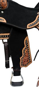Premium Quality English Style Leather Western Horse Saddle Secure Seat Trail Saddles For By Mega Impex Made In Pakistan - Product Image 3