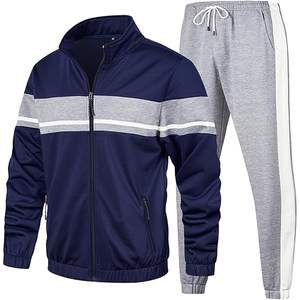 Survêtements légers pour hommes grande taille pour sports d'hiver, jogging, course à pied et entraînement, avec fermeture éclair – Prix abordable - Product Image 1