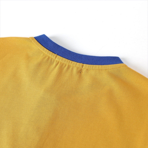 Camisa Henley Premium SGRho Gold Royal Blue de Manga Corta con Botones, Estilo Casual Universitario de Béisbol con Letras Griegas - Product Image 5