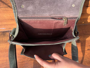 2024 FAC กระเป๋าสะพายผู้หญิงหนังวัวคุณภาพสูงออกแบบได้ตามต้องการกระเป๋าสะพายหนังแท้แบบเต็มตัวทำจากหนังแท้หรูหรากระเป๋าล็อคไนลอนซับในของผู้หญิง - Product Image 5