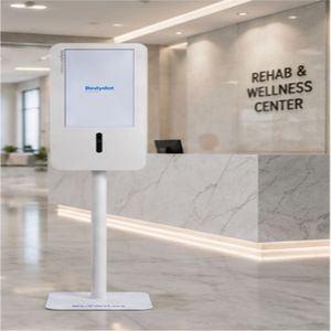 เครื่องวิเคราะห์ร่างกายอัจฉริยะ B2B ระดับพาณิชย์ รุ่น BDF1000 AI Body Analyzer พร้อมเครื่องสแกนท่าทางอัจฉริยะ วัสดุอะลูมิเนียมอัลลอยด์แบบไม่พับได้ วัดอัตราการเต้นของหัวใจสำหรับการออกกำลังกาย - Product Image 4