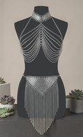 Ensemble d'armure corporelle gothique allemande médiévale, cuirasse de guerrier en acier, plaques de poitrine et de dos, style antique, pour reconstitution historique et cosplay