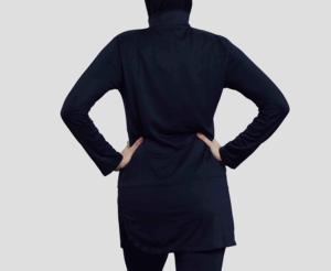 Breathable Outdoor Custom High Quality Sportswear Black T-Shirts Long Tall Loose Half Zipper Modest T Shirts Wholesale OEM ODM - Product Image 3