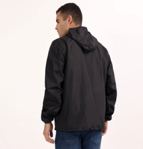 Custom Logo Thick Waterproof Windproof Water Resistant Stand Zipper Jacket Outdoor Sports hiking <b>hooded</b> rain jacket - Product Image 2