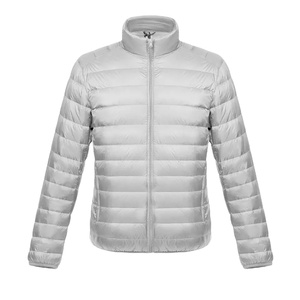 Wholesale Men Canvas Puffer Jacket Custom Logo Nylon Autumn <b>Bubble</b> <b>Coat</b> Lightweight Warm Waterproof Windproof Outdoor - Product Image 4