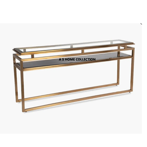 Table console en métal de style américain, idéale pour la décoration de style farmhouse, de bonne qualité, fournisseur indien à bas prix pour la vente en gros. - Product Image 3