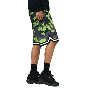 Hot Sale Men's 100% Cotton Solid Street Wear Basketball Sports Mesh Shorts Elastic Waist Single <b>Layer</b> Quick Dry Running Pockets - Product Image 2