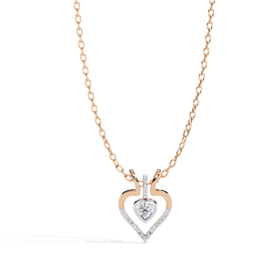 Collier pendentif solitaire en diamant de laboratoire plaqué or 14 carats, certifié IGI, style ethnique, pour fiançailles, mariage, cadeau - Product Image 3