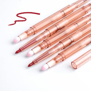 Private Label 2 in 1 <b>Lip</b> Liner Pencil with Brush Waterproof Long Lasting Matte Smooth <b>Lip</b> Makeup 5 Colors Available - Product Image 2