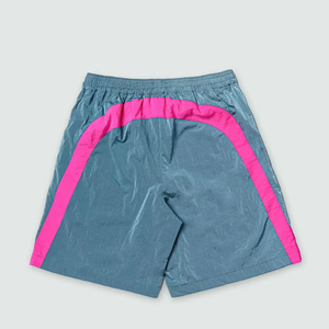 Pantalones Cortos Casuales para Hombre, hasta la Rodilla, de Tela Oxford, Color Sólido, con Raya Lateral Rosa, Cintura Media Elástica, Secado Rápido, Resistentes al Viento, Ecológicos - Product Image 1