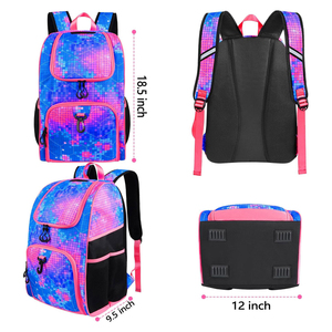 Sac de basketball pour hommes en gros avec fermeture éclair, en nylon léger, logo et design personnalisés - Dernier style sportif - Product Image 3