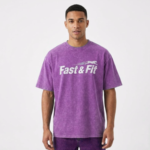 High Quality Custom Street Wear Round Neck <b>Men</b> Acid Wash T Shirts Wholesale Cheap Price <b>Men</b> Acid Wash T-shirt for <b>men</b> - Product Image 1