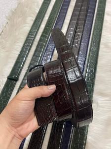 Cinturones de Cuero Genuino para Hombre, Venta Caliente, MOQ Bajo, Compraventa Directa de Fábrica, OEM ODM, Cinturón de Cuero Personalizado con Logotipo - Product Image 4