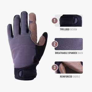 Guantes de Seguridad de Cuero Completos, Negros y Marrones, Impermeables, Anti-UV, Antideslizantes, Unisex, para Invierno y Exteriores - Product Image 4
