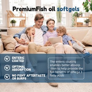 OEM <span class=keywords><strong>Omega</strong></span> <span class=keywords><strong>3</strong></span> <span class=keywords><strong>Capsules</strong></span> d'huile de poisson Gélules pour le coeur, le cerveau, la peau et la santé des cheveux Supplément nutritionnel Personnalisation en usine - Product Image 2