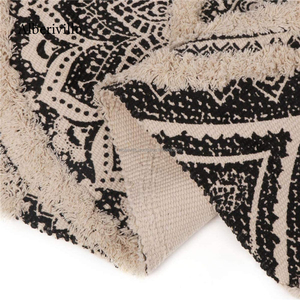 Alfombrillas para sofá, alfombras de oración, alfombrilla india con mechones a mano, marroquí para pasillo, alfombra bordada Bohemia personalizada para sala de estar - Product Image 3