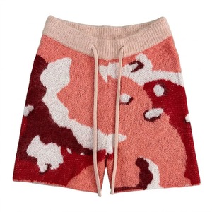 High-quality Knitted Solid Casual Men's Eco-Friendly Mohair Shorts Custom Logo Waterproof Knee <b>Mid</b> - Product Image 5