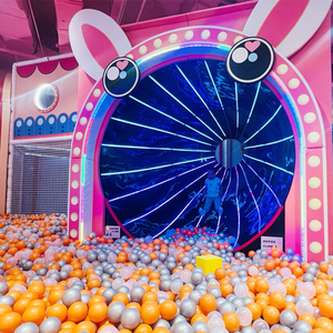 Área de <span class=keywords><strong>Juegos</strong></span> Infantil, Equipo de <span class=keywords><strong>Juegos</strong></span> Interior con Pantalla LED, Tobogán, Juego de Pelotas y Trampolín para Centros Comerciales o FEC - Product Image 2