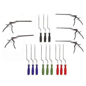 Juego de curetas para cirugía de columna lumbar PISSCO Mis, instrumentos de cirugía de columna Kerrison Rongeur, juego de 17 piezas para cirugía ortopédica de columna. - Product Image 1