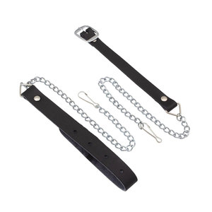 Sporran écossais traditionnel en cuir semi-formel avec ceinture à chaîne, personnalisable OEM ODM - Product Image 3