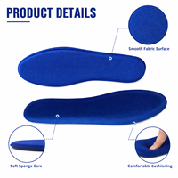 Semelles de course en mousse à mémoire de forme, absorption des chocs, respirantes, coussinets pour chaussures, confort sportif, unisexe