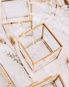 Customized Handmade Decorative Metal & Glass Storage Boxes With Metal Frame For Jewelry Organizers And Glass Jewelry Boxes - Product Image 2