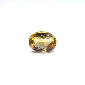 Natural Citrine Loose Gemstone 4.95 Carat Oval Cut for Fine Jewelry - Product Image 1