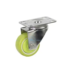 1.5\" 2\" Inch Stainless Steel Light Duty PU Casters Anti-Rust <b>Swivel</b> Food Kitchen Tools Factory Price Light Duty <b>Castor</b> Wheels - Product Image 1