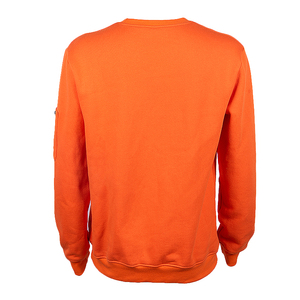 Sudadera sencilla y moderna de cuello redondo, venta al por mayor, personalizada, de alta calidad, de algodón tejido, estilo oversize y corte cuadrado con cremallera. - Product Image 5
