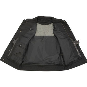 Chaleco de Cuero para Hombre, Prenda Exterior sin Mangas con Estilo, Diseñado para Uso Casual, Viajes, Actividades al Aire Libre y un Estilo de Vida Moderno y Confortable - Product Image 4