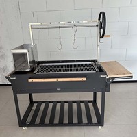 Barbecue portable au charbon de bois pour l'extérieur, mini barbecue de table pour balcon, jardin, camping