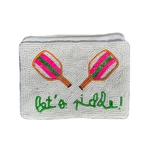 CRYSTAL CRAFT - Monedero de Algodón Bordado a Mano con Diseño de Corazones para Niñas, Regalo Personalizado para Mamá, Monedero con Cuentas - Product Image 1