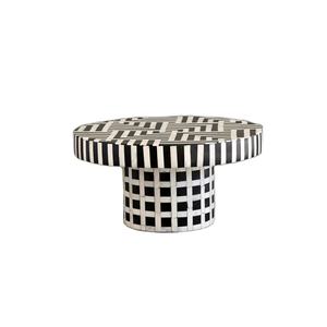 Moderno Soporte para Postres para Bodas y Celebraciones, Soporte para Tartas de Fiesta con Incrustaciones de Hueso Hecho a Mano - Product Image 4