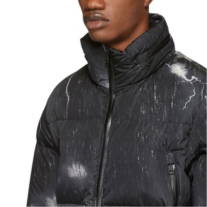 Veste matelassée épaisse pour homme, impression personnalisée OEM - Product Image 2