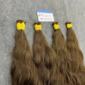 Extensiones de Cabello Humano Vietnamita Ondulado de Calidad Profesional, Tendencia 2026, Cabello a Granel Premium Sin Trama - Product Image 1