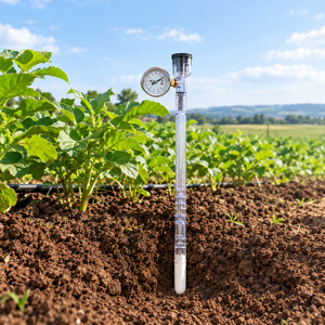 Tensiomètre d'humidité du sol pour la surveillance de l'irrigation et la mesure du potentiel hydrique |   Instrument de test de tension hydraulique du sol Ki - Product Image 2