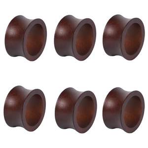 Anillos Decorativos de Madera para Servilletas para Mesas de Banquete - Hechos a Mano, Ecológicos y Duraderos, Personalizables para Fiestas y Eventos - Product Image 3