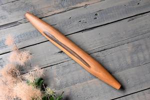 Rustic Handmade Wooden <b>Rolling</b> <b>Pin</b> Premium Baking Kitchen Tool - Product Image 1