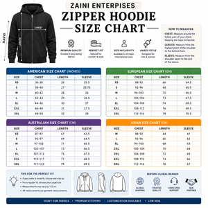 420 GSM Premium Polyester/Cotton Brushed Woven Black <b>Zip</b> <b>Hooded</b> Sweatshirt Custom Print Embroidery Logo Men's Winter Regular Fit - Product Image 3