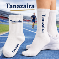Chaussettes personnalisées pour hommes et femmes, en nylon, avec logo, imperméables, respirantes, sportives, pour la randonnée, les activités de plein air, hauteur genou, sans couture