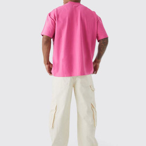 Chemises pour hommes en coton 100% respirant, design unique, style personnalisé, couleur unie, en stock, respectueuses de l'environnement, à manches courtes - Product Image 4