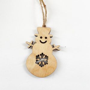 Handmade High Quality <b>Wooden</b> <b>Christmas</b> Hanging Ornaments Laser Cut Snowflake Heart Star <b>Tree</b> Bell Angel Circle Modern Design - Product Image 3