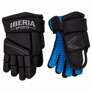 ถุงมือฮอกกี้น้ำแข็ง IBERIA รุ่นพรีเมียมสีดำ พร้อมแผ่นรองป้องกัน ถุงมือสำหรับผู้เล่นฮอกกี้น้ำแข็ง รับผลิตตามสั่ง (OEM) ขายส่ง - Product Image 1