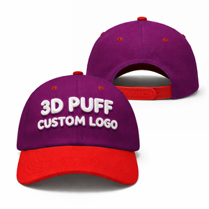 Casquettes streetwear personnalisées, dos en mesh respirant, séchage rapide, style snapback réglable, casquettes de baseball, impression 3D en relief - Product Image 4