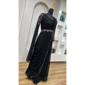 Vestido de fiesta XL con Secuencia y trabajo de Dori para un aspecto elegante - Product Image 3