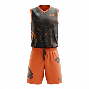 Team Volleyball Uniform Basketball Uniform Football Jersey Shorts Set Sleeveless Football Jersey Tops Basketball Uniforms - Product Image 4