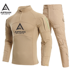 Ensemble d'uniformes d'entraînement extérieur Aifran, vêtements de travail Ripstop à séchage rapide pour la randonnée, le camping et la sécurité - Product Image 1