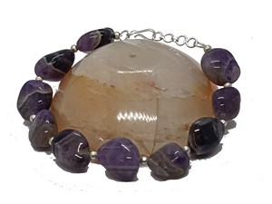 High Quality Reiki Healing Quartz Gemstone Tumbled <b>Adjustment</b> <b>Bracelet</b> Romantic Fashion Charm Jewelry Unisex Energy Meditation - Product Image 6